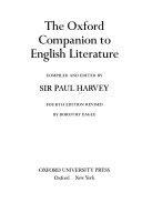 The Oxford companion to English literature / compiled and edited by Sir Paul Harvey.