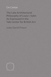 Prown, Jules David, author.  On Center :