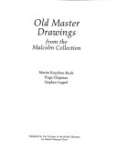 Royalton-Kisch, Martin. Old master drawings from the Malcolm collection /