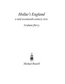 Hollar's England : a mid-seventeenth-century view / Graham Parry.