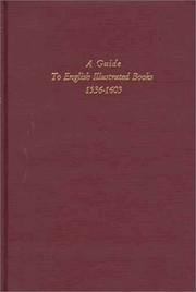 Luborsky, Ruth Samson. A guide to English illustrated books, 1536-1603 /