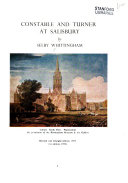 Whittingham, Selby. Constable and Turner at Salisbury.