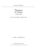 Hawcroft, Francis W. Travels in Italy, 1776-1783 :