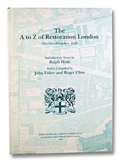 Ogilby, John, 1600-1676. The A to Z of Restoration London