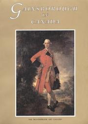 Lumsden, Ian G. Gainsborough in Canada /