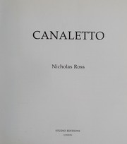 Ross, Nicholas. Canaletto /